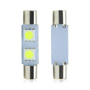 White 5050 2SMD Dome Lamp Festoon Light Car LED Reading Bulbs C5W For 4Pcs