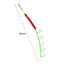 Octopus Fishing Bait 5 Hook Artificial Squid Lure Fishing Tackle (Red) Newly