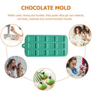 12 Cell Silicone Waffle Chocolate Mould Fondant Candy Pastry Cake Baking Tool