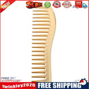 Electroplating Hairdressing Comb Hair Brush Large Wide Tooth Combs (Yellow)