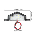 Trailer Lorry Van Truck Tail Rear Lamp Car License Number Light External Lights
