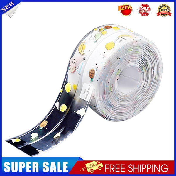Mold Proof Clear Adhesive Waterproof Kitchen Sink Sealing Strip Tape (A)