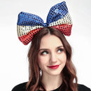Fashion Fancy Dress Sequins Crown Headband UK Union Flag Queen's Jubilee