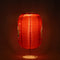 #A Chinese Lantern Solar Power Lamps Nylon Cloth Hanging Lights for Outdoor Gard