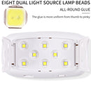 Practical Nail Dryer Lamp Automatic Sensor UV LED Light 8 Timer Light Manicure