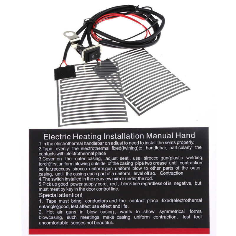 12V Motorcycle Electric Heating Electric Handlebar Electric Heating Handle Newly