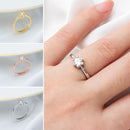 Jewelry Gifts Shining Rhinestone Inlaid with Diamonds Crown Rings Crystal Rings
