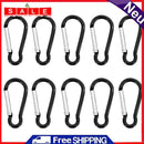 10pcs Durable Spring Hang Backpack Carabiner Aluminum Clip Hook Buckle Accessory