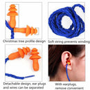 Shape Protect Hearing Anti-Noise Earplugs With Corded Earmuff Soft Silicone