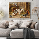 Goat Rooster Oil Paint By Numbers Kit DIY Acrylic Painting on Canvas (B1489)