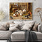 Goat Rooster Oil Paint By Numbers Kit DIY Acrylic Painting on Canvas (B1489)