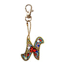 DIY Key Chain Diamond Painting Letters Women Bag Keyring Pendant Gift (N) Newly