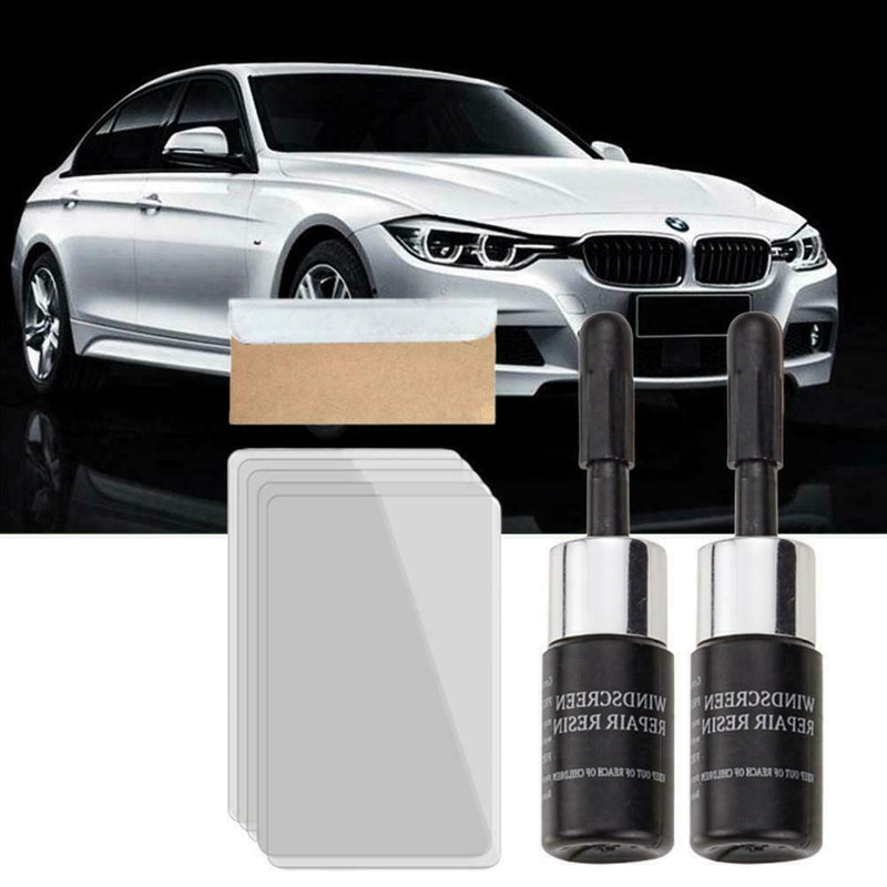Glass Repair Agent Car Windshield Repair Agent Kit Crack Repair Headlamp W8W3