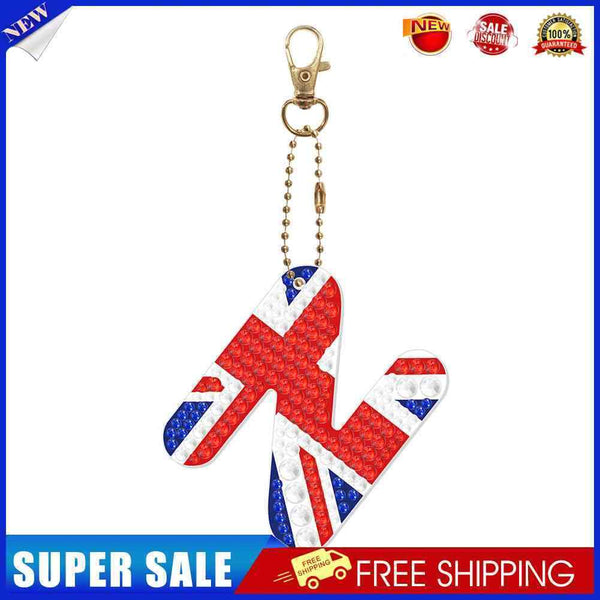 #A Diamond Painting Keychain DIY Crystal Drill Cartoon Key Ring for Bag Pendan