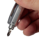 Ruler Notebook Phone 6 In 1 Touch Pen Stylus Ballpoint Spirit Level Screwdriver