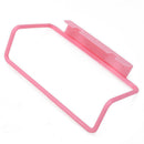 Towel Rack Hanging Holder Kitchen Cabinet Bathroom Towel Rack(Pink) Newly