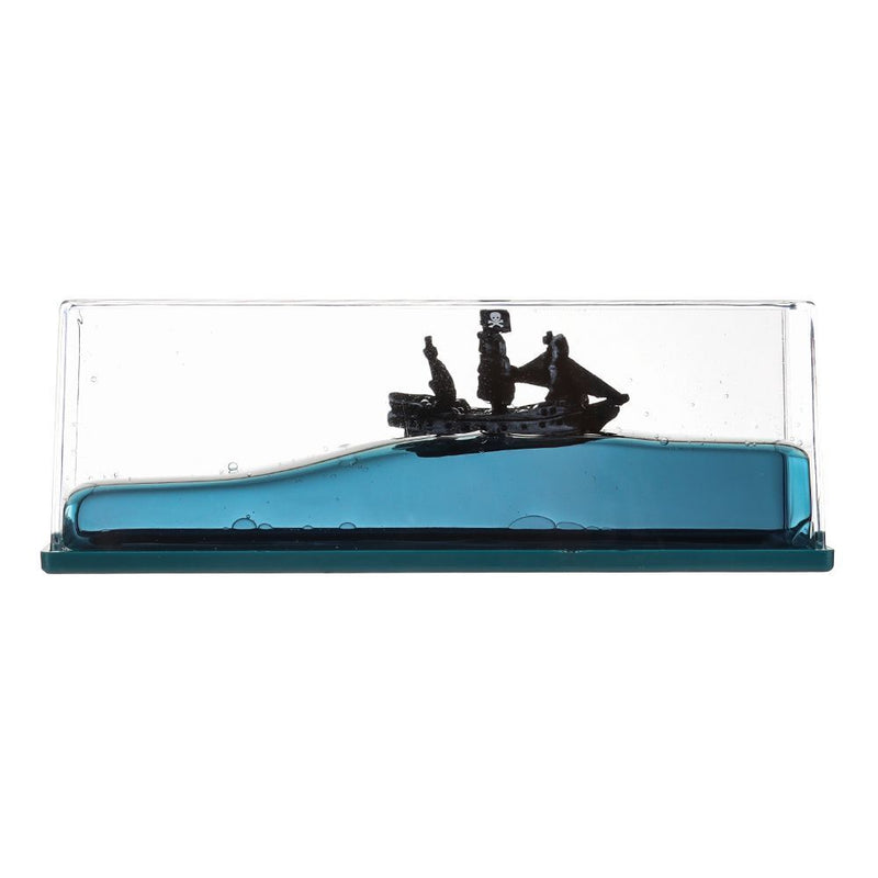 Decoration Iceberg Cruise Ship Desktop Fluid Liquid Drift Bottle Hourglass