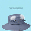 Hat Flap Cap Cotton Anti-UV Sun Cap Fisherman's Hat Hiking Cap Fishing Hat