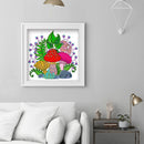 Part Drill Special Shaped DIY Colorful Mushroom Diamond Painting Picture Craft