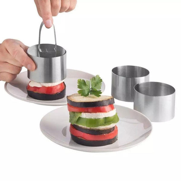 Round Mousse Mould Cake Steel Ring Pastry Mold Baking L0Z0 Tool S4D5 U2Y8 N6T9