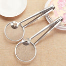 Drumsticks Oil-Frying Stainless Steel Filter Spoon Strainers Food Clip Colander