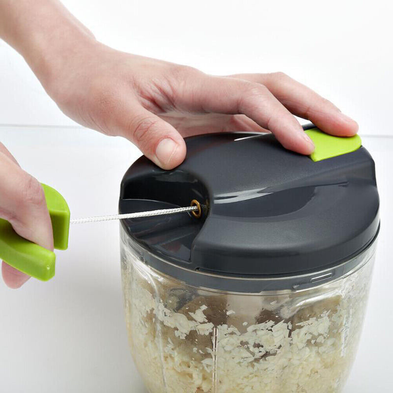 Kitchen Pulling Manual Food Rope Processor Shredder Meat Chopper (L)
