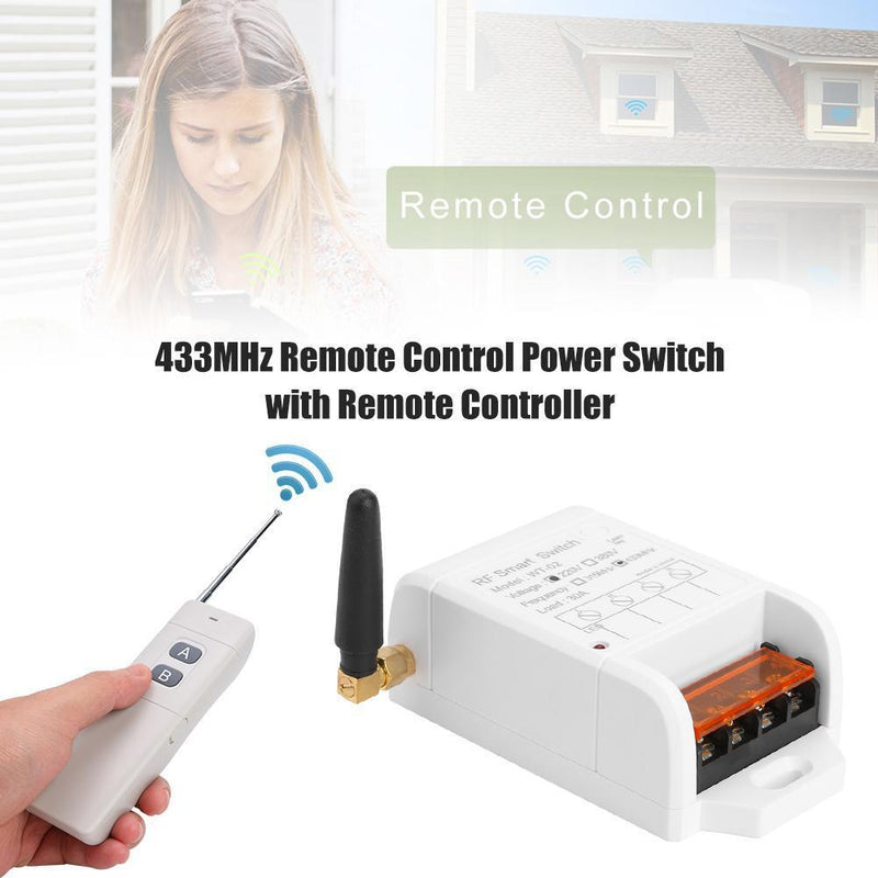 AK-WT02 220V 433MHz Switch Transmitter Wireless AB Buttons Remote Control Newly