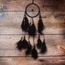 Bead Dream Catcher Black Feather Crafts Handmade Home Hanging Gifts Newly