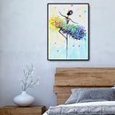 5D DIY Diamond Painting Dancing Girl Mosaic Embroidery Wall Art Needlework