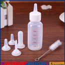 6pcs Puppy Kitten Feeding Bottle Pet Dog Cat Nursing Water Milk Feeder Kit