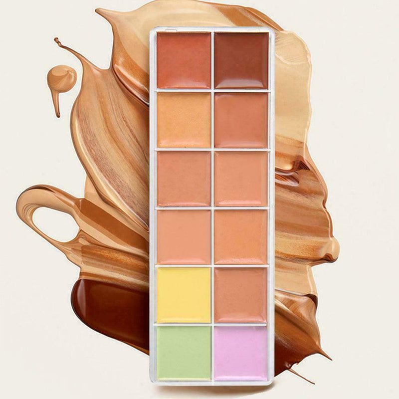 Makeup Palette Waterproof Full Coverage Foundation Concealer Foundation J1J6