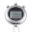 Chronograph Metal Digital Timer Stopwatch Sports Counter Waterproof Stopwat