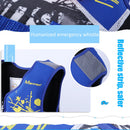 Children Buoy Life Vest Swimming Boating Fishing Waistcoat Jackets (Blue L)