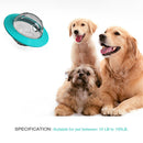 Dog Puzzle Food Dispener Multifunctional Flying Saucer Slow Feeder (Blue) Newly
