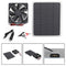 12V Air Extractor Mini Fan Poultry House Greenhouse Solar Exhaust Fan