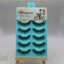 Makeup Cross Long Thick False Eyelashes Black Handmade Eye Lashes Extension