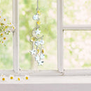 Crystal Moon Star Wind Chime Pendant Colorful Hanging Drop Garden Decor (B)