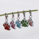 Knitting Stitch Markers Locking Stitch Markers Paw Crochet Stitch Lock