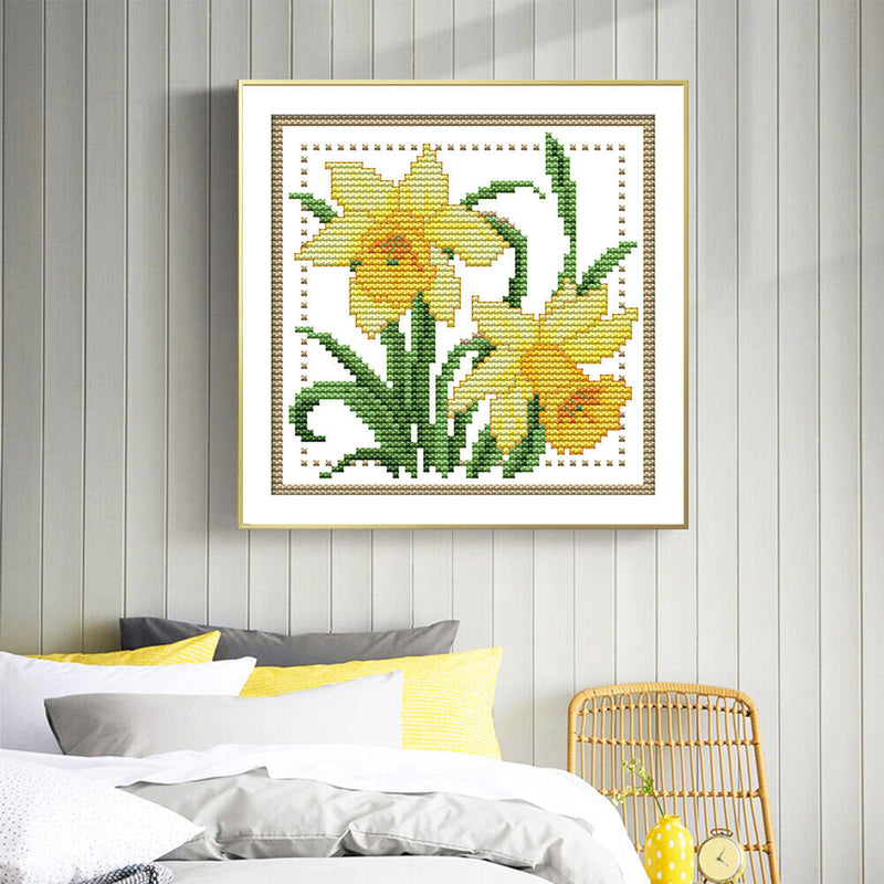 Partial Cross Stitch Kit March 14CT Counted DIY Needlework Decor (H425)