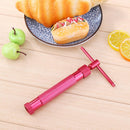 DIY Craft Pottery Clay Extruder Fondant Cake Slime Gun Modeling Tool(Red)