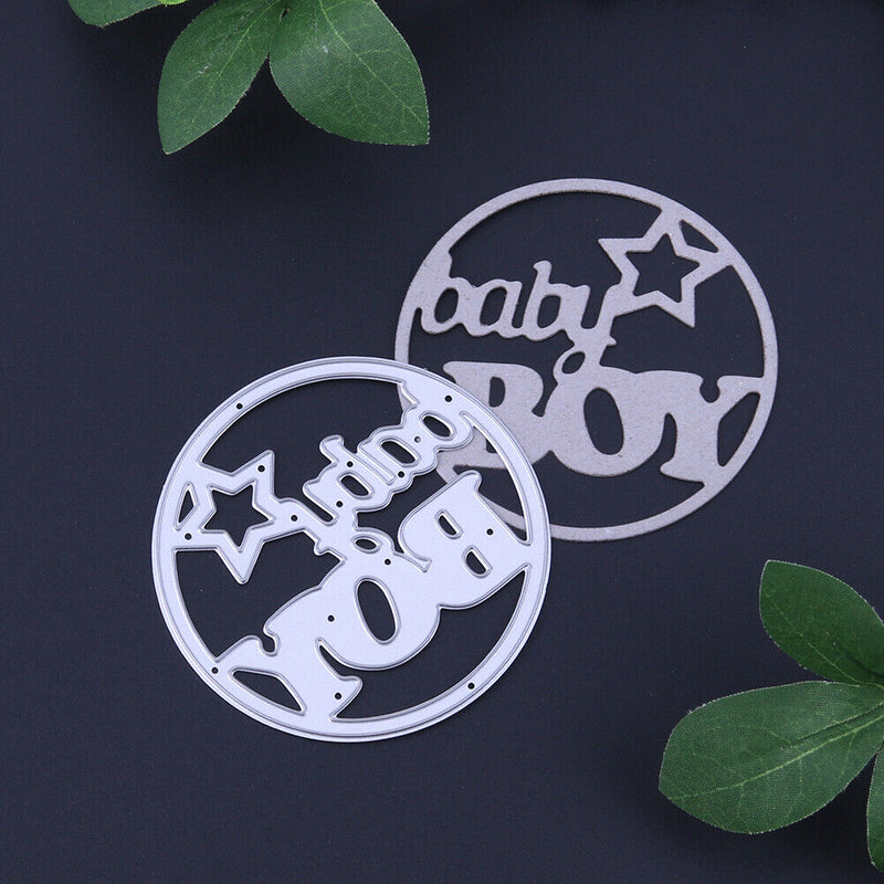 AVZYARDY Metal Punch Stencils f? Babies, boys, f? Card Making, Template,