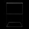 Acrylic Vertical Clear Plastic L-Shaped Table Sign Tag Q0Q0 Label Price Z8T5
