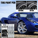 4pcs White Paint Marker Pen for Car Tyre Drawing Art Craft Permanent Paint Pen`
