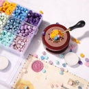 Retro Seal Wax Melting Furnace DIY Wedding Invitation Paint Stamp Set (A) Newly