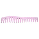 Electroplating Hairdressing Comb Hair Brush Large Wide Tooth Combs (Pink) Newly