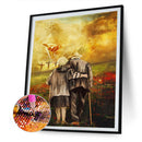 5D Diamond Painting Kit DIY Supporting Couple Full Round Drill Wall Picture