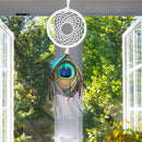 Dream Catcher Peacock Hair National Handmade Feather Wall Hanging Decor Pendant