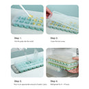 Ice Cube Tray Flip Cover Ice Cube Maker Molds for Refrigerator Kitchen Acce