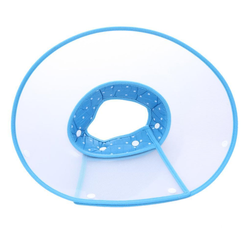 Dog Wound Recovery Cover Pet Anti-Bite Lick Medical Cone Collar (Blue XL) Newly