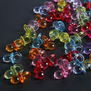 50pcs Acrylic Baby Shower Favor Pacifier Girl Boy Decor Birthday Party Gift